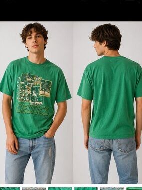 Vintage Boston Celtics Salem Sportswear Graphic T-Shirt Size Large